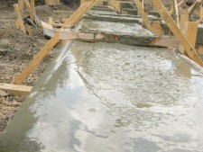 Заливка бетона