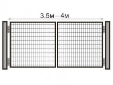 Каркас ворот с установкой (секции)