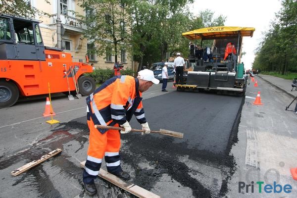 Асфальтирование дорог, площадок, дворовых территорий