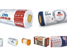 УТЕПЛИТЕЛЬ "URSA" (на основе штапельного стекловолокна) 