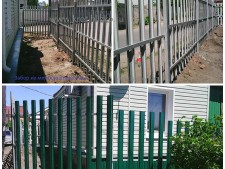 Заборы из металлоштакетника