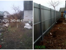 Заборы из оцинковки