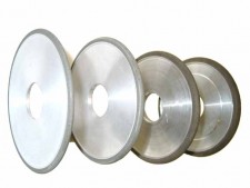 Круги алмазные шлифовальные плоские с полукругло-выпуклым профилем формы 1FF1