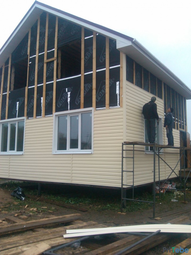 Монтаж и установка  сайдинга.