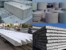 Широкий ассортимент изделий ЖБИ.