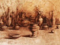 Фреска Цветы