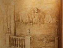 Барельеф 3D картина из декоративной штукатурки