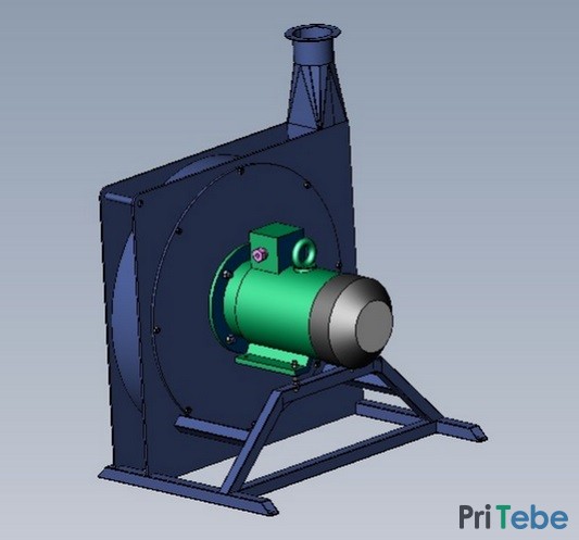 Радиальный вентилятор PZO-18.5-MU