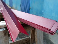 Капельник - карнизная планка для кровли. Размеры 70х70х2000 мм