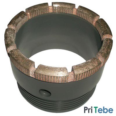 Буровые алмазные коронки 01А3 (1, 2, 3, 4, 5)