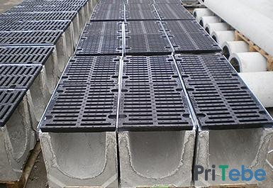 Водоотводные лотки Л300 (2950*540*430) по серии 3.006.1-2