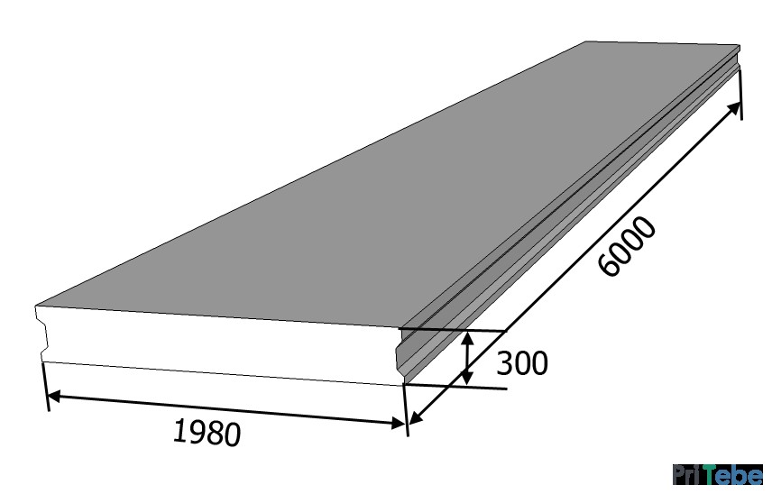 Плиты пролетного строения ПР серия 3.503.1-75 выпуск 5
