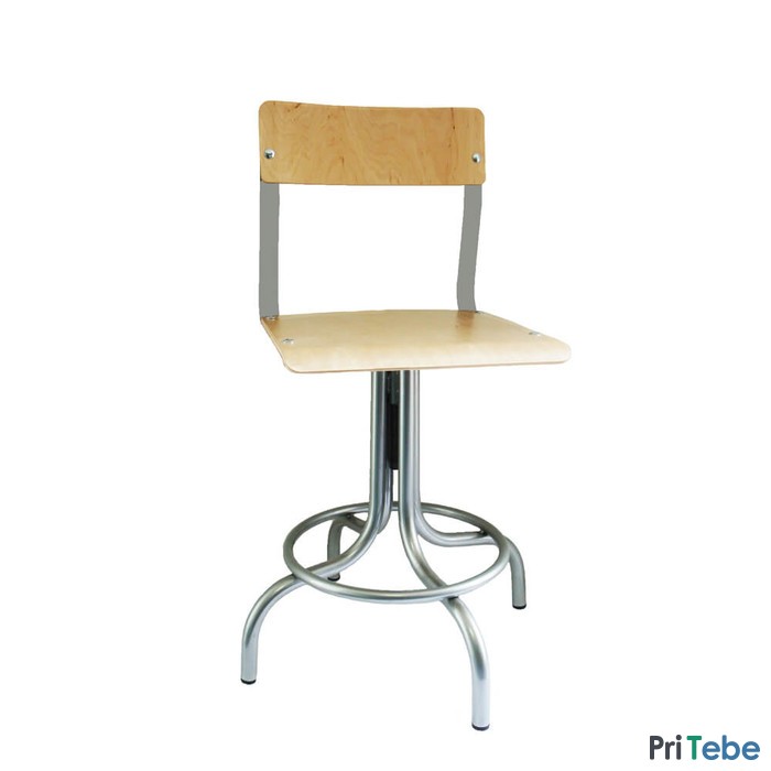 Стулья и табуреты на винтовой опоре 