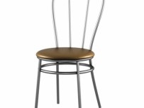 Стулья на металлокаркасе для кафе, столовой, дома.