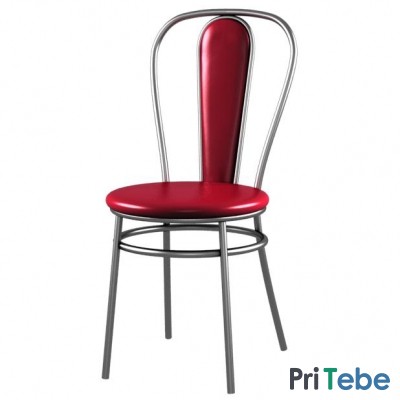 Стулья на металлокаркасе для кафе, столовой, дома.