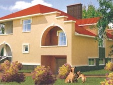 Дом из кирпича площадью 230 кв.м.
